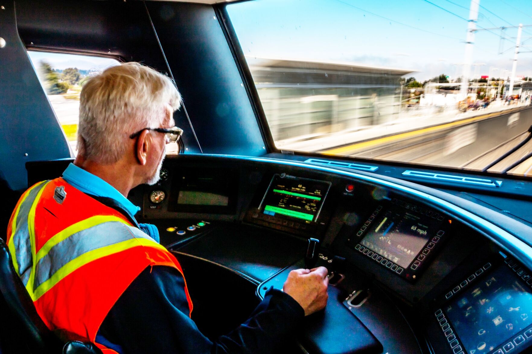 Caltrain’s new electric train service